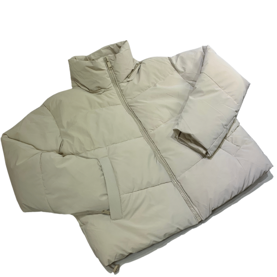 Campera puffer crema - Imagen 2