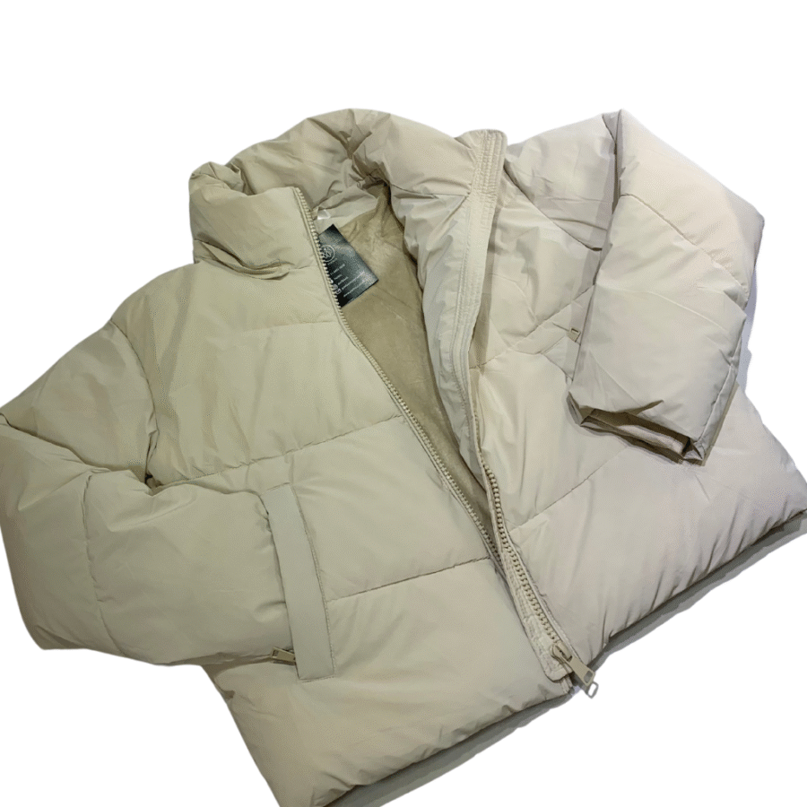 Campera puffer crema - Imagen 3